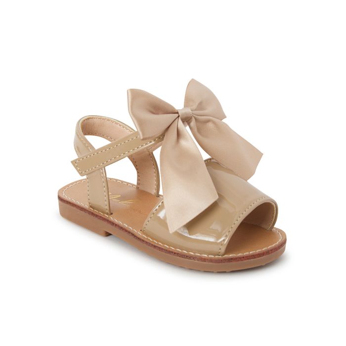 Bow Sandals - Caramel