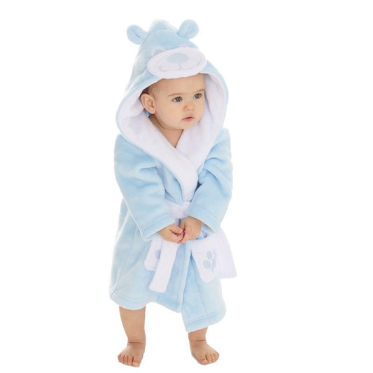 Blue Teddy Dressing Gown