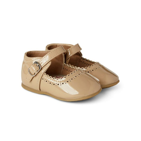 Buckle Patent Shoe - Caramel