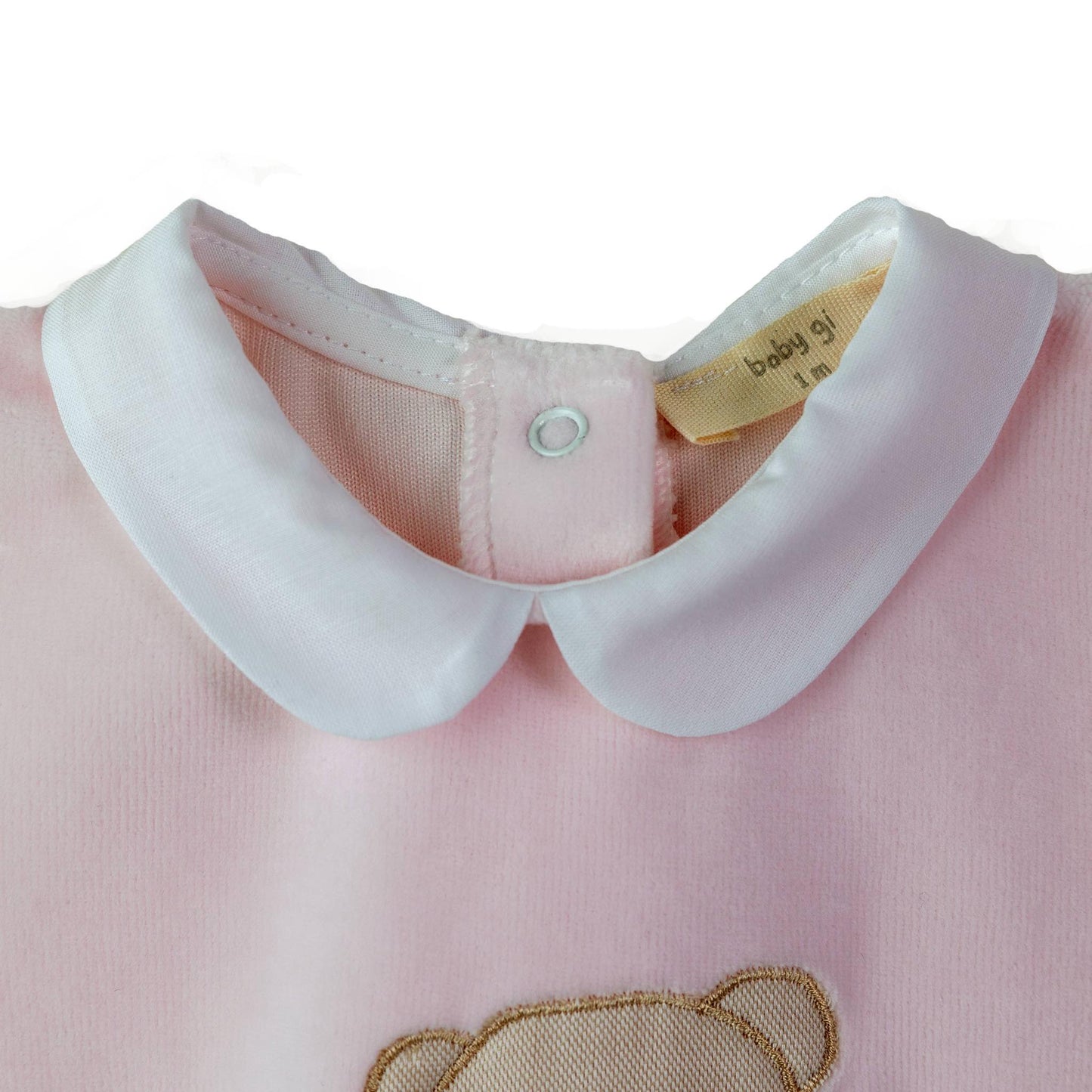 Baby Gi Sweet Teddy Onesie Pink