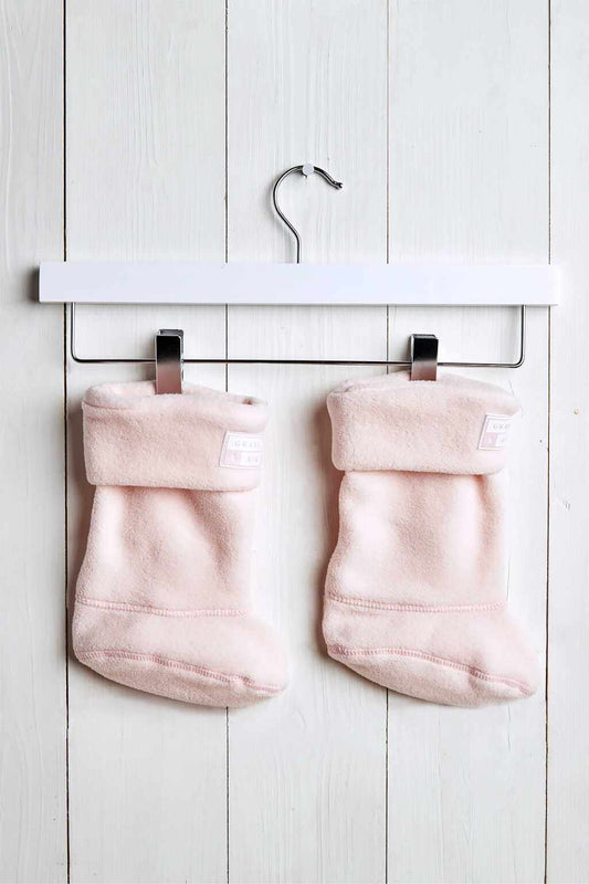 Baby Pink Kids Welly Socks