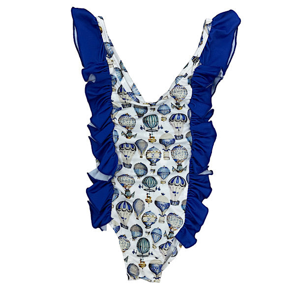 Blue Hot Air Balloon Swimsuit