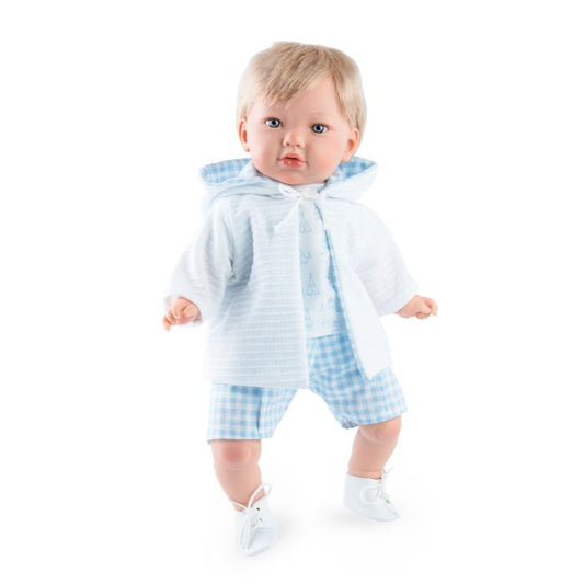 45CM Gingham Outfit Doll - Teo Boy