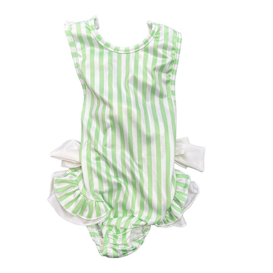 Mint Stripped Swimsuit