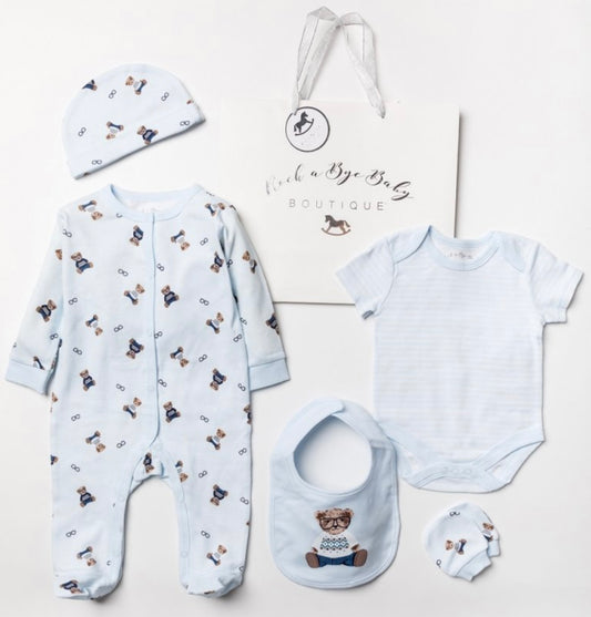 Baby Boys Teddy Gift Set