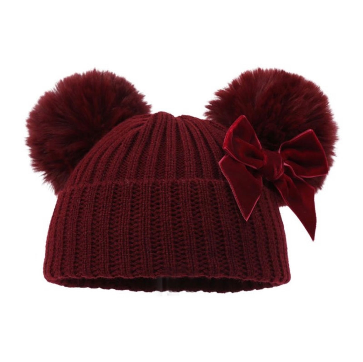 Double Pom Pom Hats