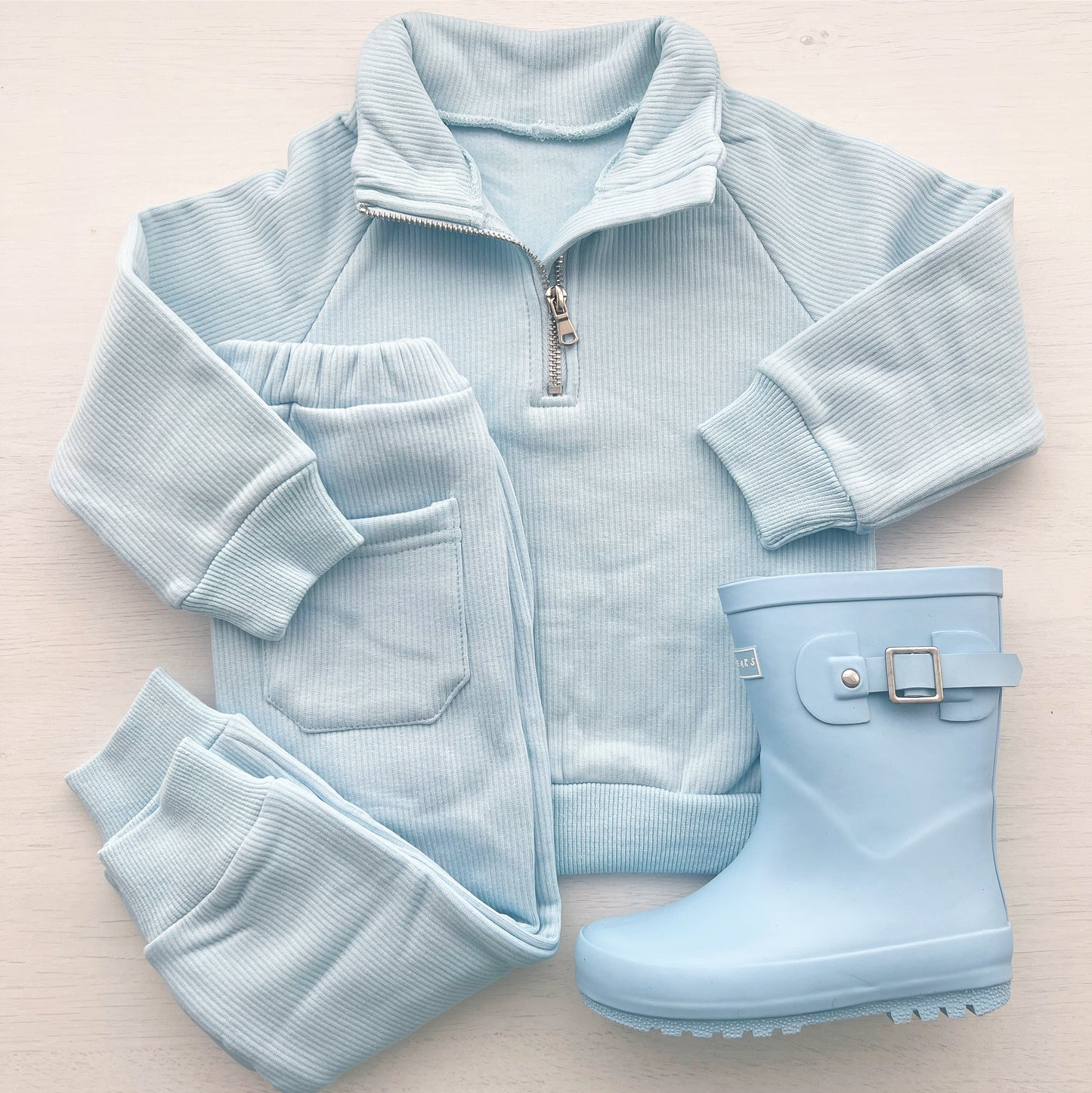 Zip Up Tracksuit Blue