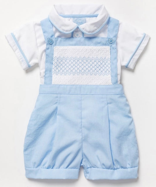 Smocked Dungarees