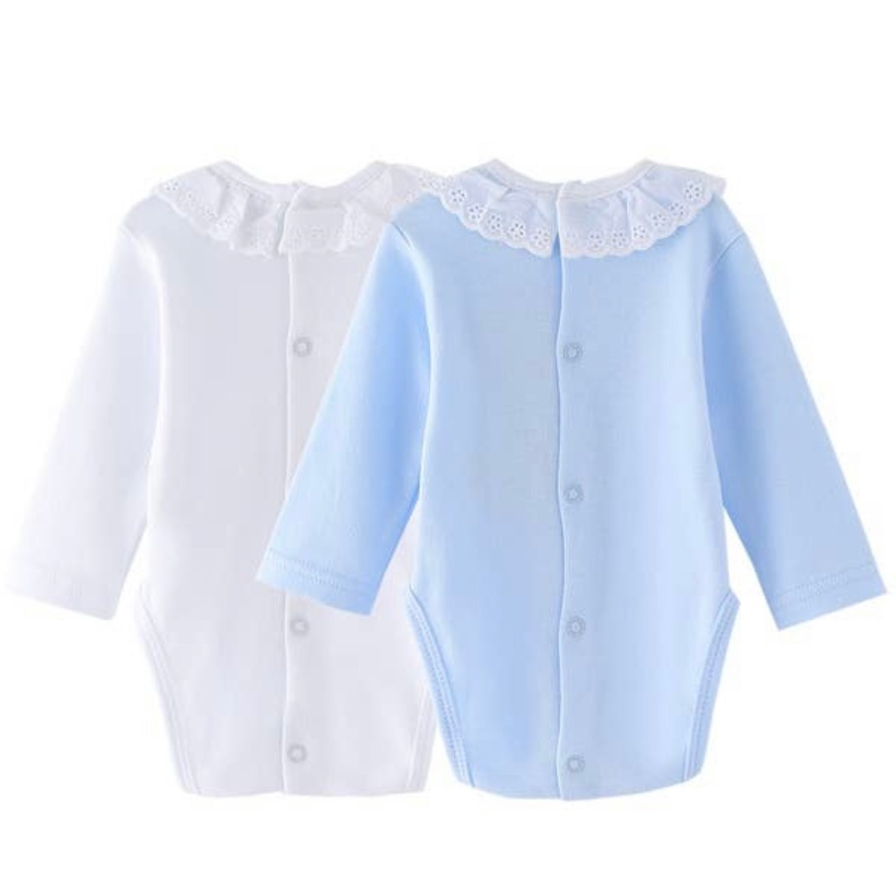 Ruffle Collar Bodysuit Set