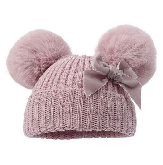 Double Pom Pom Hats